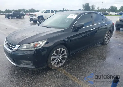 2014 Honda Accord Sport из США, поврежденный, VIN 1HGCR2F55EA198269